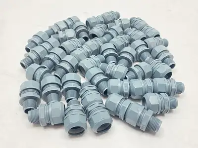 New | in-Stock Murrplastik Conduit Fitting Grey EH-M 16X1.5/11 LOT OF 45 Electrical Fittings Michigan US | Maverick Industrial Sales #1487692