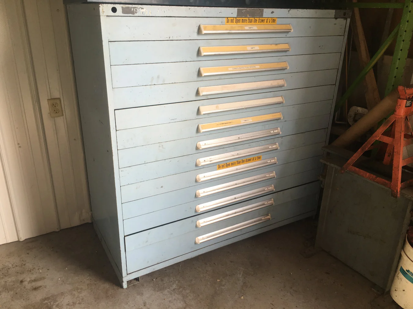 13 Drawer 60" Wide Cabinet