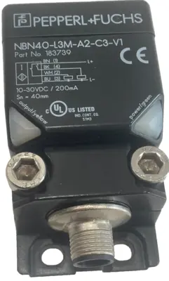 NEW PEPPERL+FUCHS NBN40-L3M-A2-C3-V1 INDUCTIVE SENSOR 183739 NBN40L3MA2C3V1