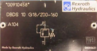 NEW REXROTH DBDS-10-G18/200-160 PRESSURE RELIEF VALVE DBDS10G18200160