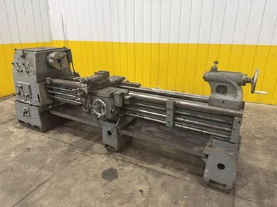 20" X 84" MEUSER MODEL #M1L-34828 ENGINE LATHE, 2" HOLE & METRIC: YOBRO #25402