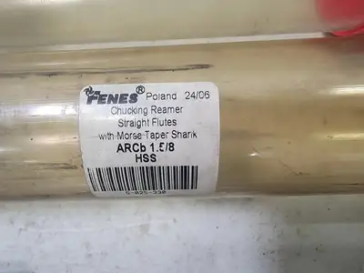 Chucking Reamer with Morse Taper Shanks 1-3/4" Helical 1-5/8" Straight