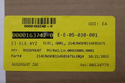 NEW EMERSON 214CRWSMB1S4E0167SLX8Q4 STOCK G74