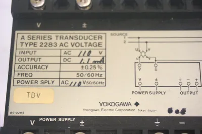 YOKOGAWA 2283 TRANSDUCER