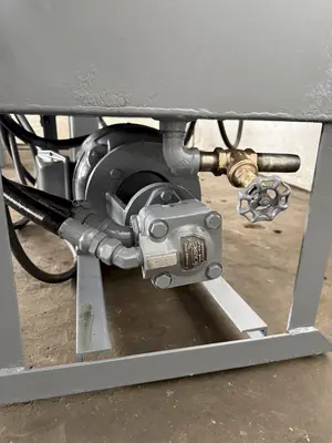 300 TON M&N 4-POST HYDRAULIC HOBBING PRESS. STOCK # 1224124.