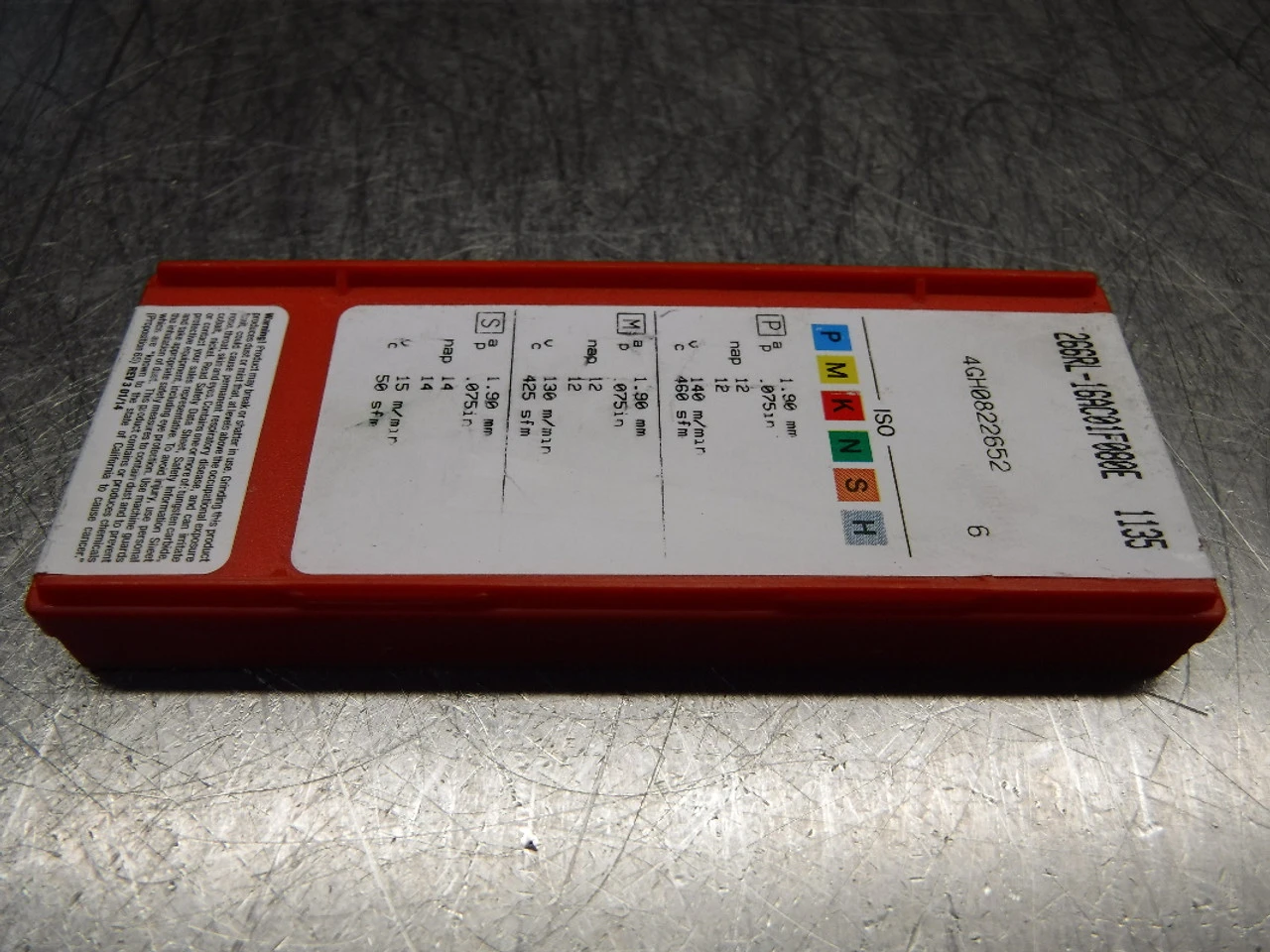 Sandvik Carbide Grooving Inserts QTY10 266RL-16AC01F080E 1135 (LOC578A)