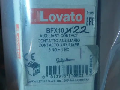 Used LOVATO BFX1022 Contact Blocks Ohio US | HGR 24 #1070134