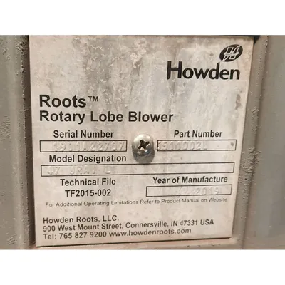 USED HOWDEN 47 URAI L