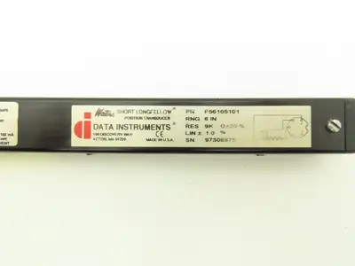 Data Instruments F56105101 6" Range Position Transducer Waters Short Longfellow