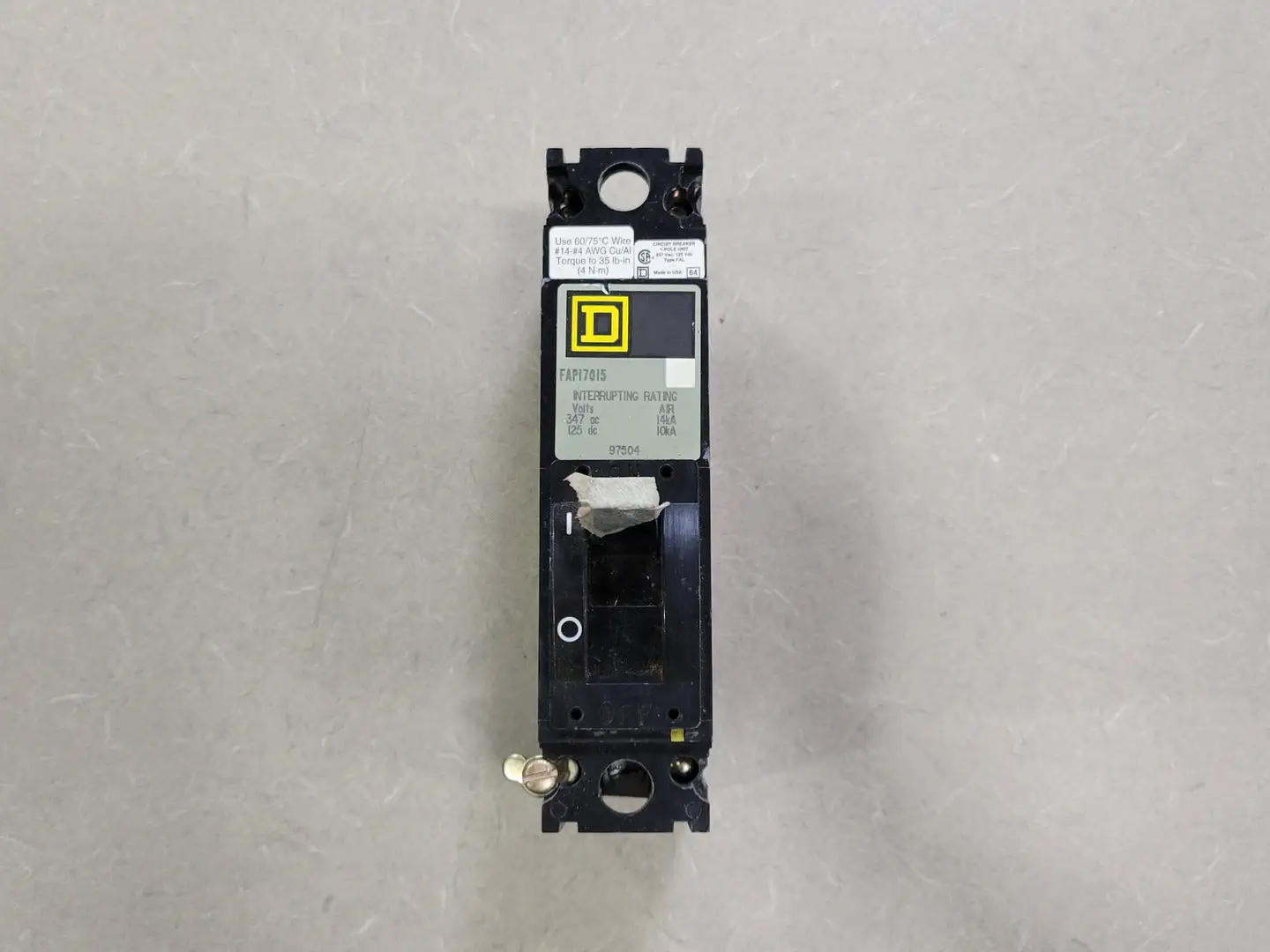 USED SQUARE D FAP17015