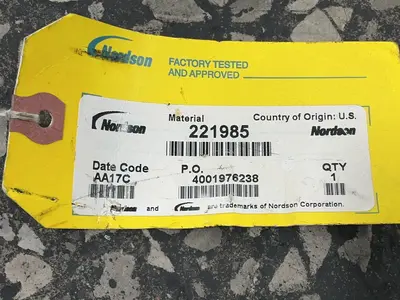 Used NORDSON 221985 Miscellaneous Packaging Equipment Ohio US | HGR 24 #1446082