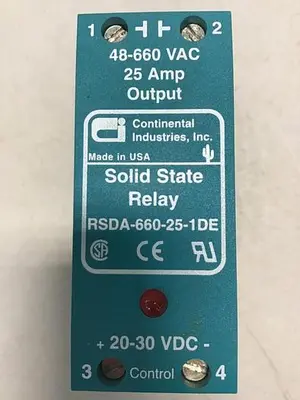 USED CONTINENTAL INDUSTRIES RSDA-660-25-1DE
