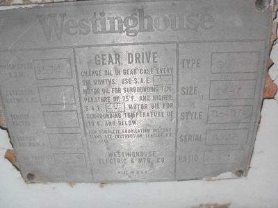 USED WESTINGHOUSE 14-7