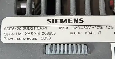 Used Siemens Micromaster 420 PLC Processors | Palmetto Automation #1149928