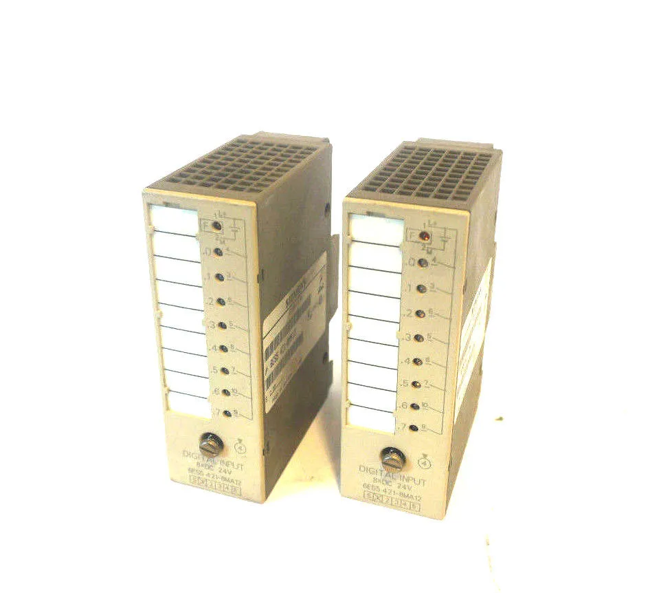2 SIEMENS 6ES5-421-8MA12 MODULE 6ES54218MA12