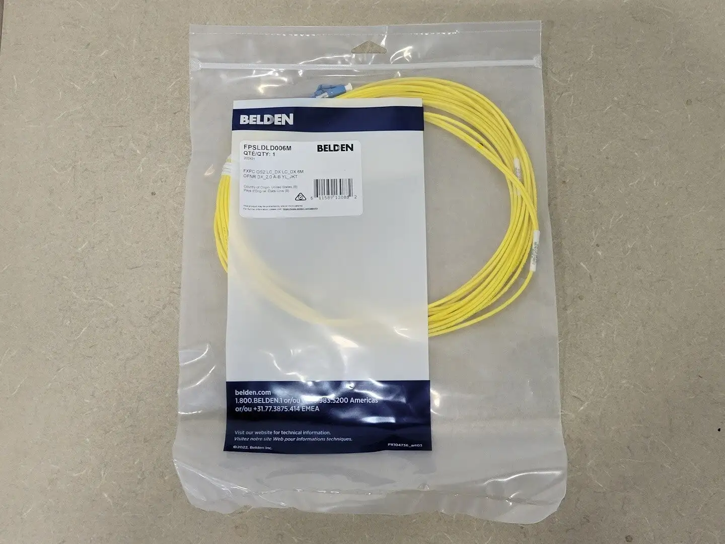 NEW BELDEN FPSLDLD006M
