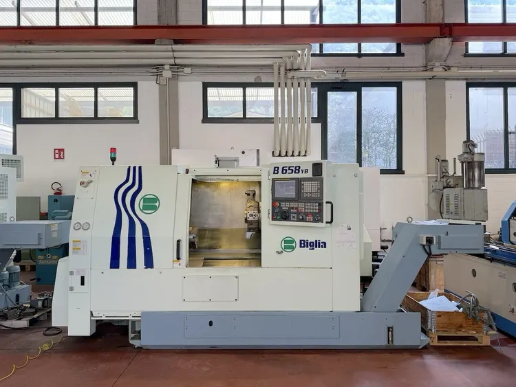 Used BIGLIA B658YB CNC Lathes | Gamba Macchine Srl #1282043