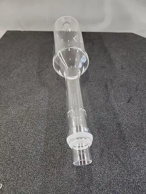 DWG# 06-0091 REV F CHAMBER , PLASMA , QUARTZ