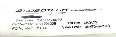 NEW AROBOTECH SK400100B CYLINDER SEAL KIT LNSL32