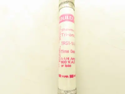Shawmut TRS1-1/4 R Tri-onic Time Delay Fuse 1.25A 600VAC 600VDC Lot Of 30
