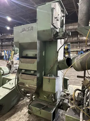 36" X 72" GOFF MODEL #3672D SPINNER HANGER SHOT BLAST CLEANING SYSTEM, NEW 2006: STOCK #22470