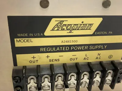 Used ACOPIAN A24H1500 Miscellaneous Equipment (Electrical & Power) | Surplus Asset Holdings #1203319