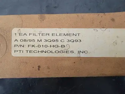 USED PTI TECHNOLOGIES INC. FK-010-HG-B