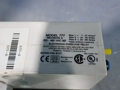 NEW EATON MODEL 777 / ECIO120DN