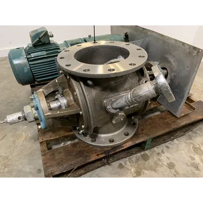 Used 10" Stainless Steel Flo-Tronics Rotary Airlock Feeder Valve