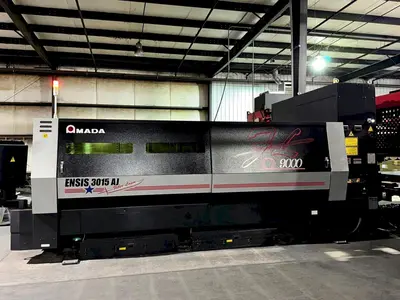 Used 2018 AMADA ENSIS 3015 AJ FIBER Laser Cutters Illinois US | Machine Factory Outlet #1262808