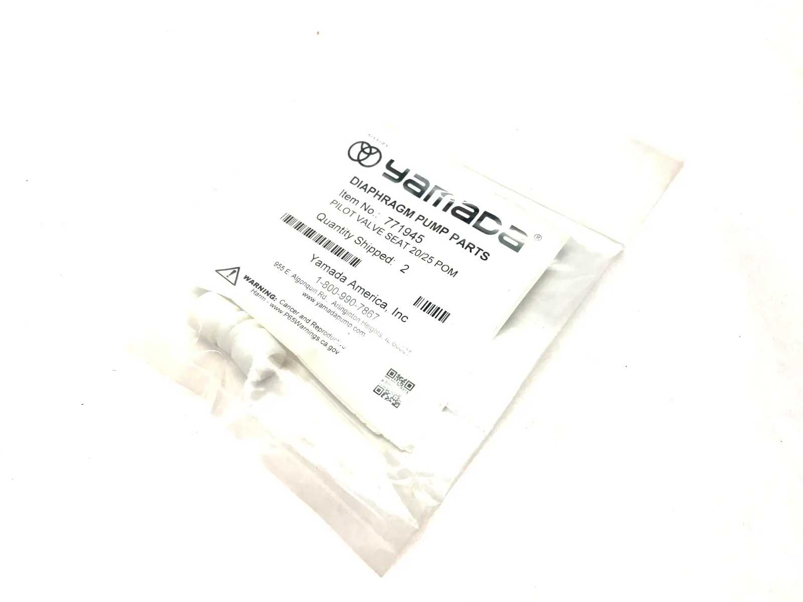 NEW YAMADA PILOT VALVE SEAT 20/25 POM