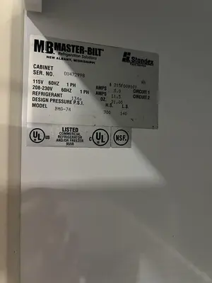 Used MASTER-BILT BMG-74 Display Refrigerators Florida US | BAM Discount Restaurant Equipment #1397949