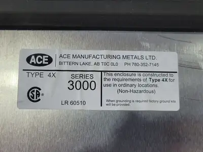USED ACE MANUFACTURING SERIES 3000