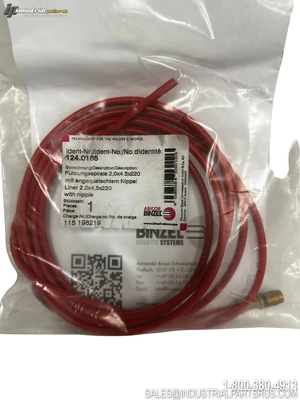 New | in-Stock ABICOR BINZEL 124.0165 Welding Torches Kentucky US | Industrial Parts R Us Inc. #801618