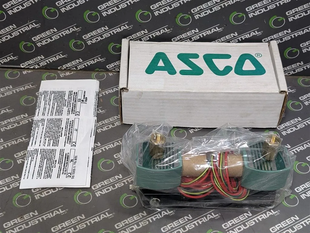 ASCO 8551G418MS Red Hat Solenoid Valve Bank Assembly New NIB