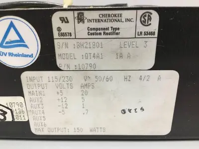 USED CHEROKEE INTERNATIONAL QT4A1