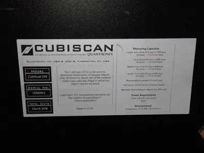 USED CUBISCAN CUBISCAN 225