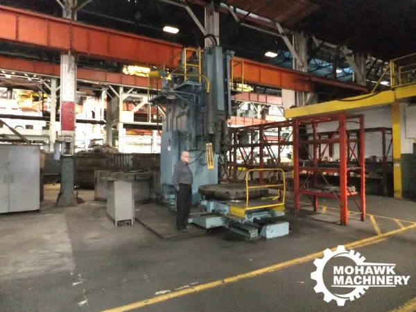 48" ROCKFORD “SM48” VERTICAL HYDRAULIC SLOTTER w/72” DIAMETER OVERSIZED ROTARY TABLE - EXTENDED LONGITUDINAL TABLE TRAVEL