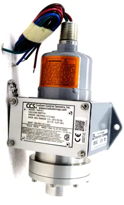 NEW CUSTOM CONTROL SENSORS 646VE1 VACUUM SWITCH