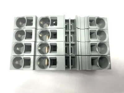 USED WAGO TOPJOBS FEED-THROUGH TERMINAL BLOCK LOT OF 4
