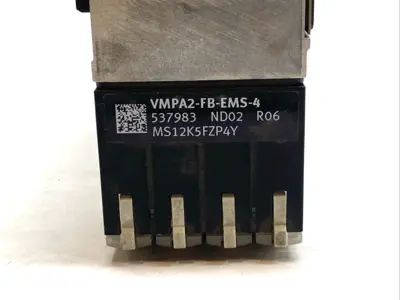 USED FESTO VMPA1-FB-AP-4-1 SUB-BASE WITH 537955 533360 533352