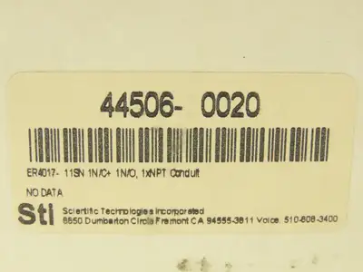 Omron STI ER4017 Emergency Cable Pull Safety Switch 500V/1A 250V/2A 100V/5A