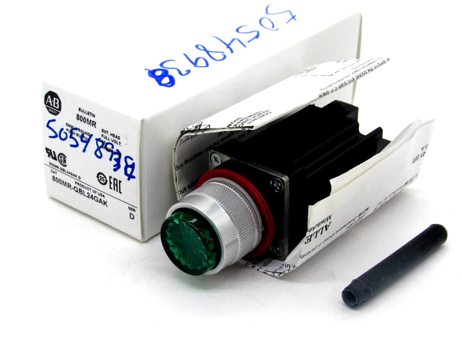 NEW ALLEN BRADLEY 800MR-QBL24GAK PUSHBUTTON SERIES D 800MR-QBL24S 800MRQBL24GAK