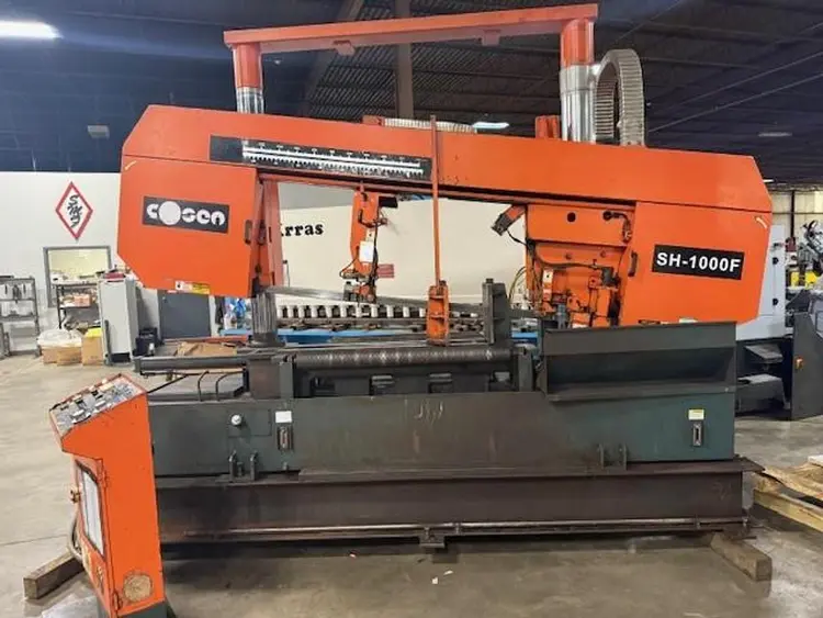 Used COSEN SH-1000F Horizontal Dual Column Band Saws Arkansas US | SMF MACHINE TOOLS #300161