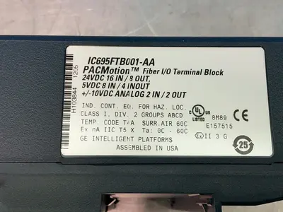 Used GENERAL ELECTRIC IC695FTB001AA Terminal Blocks Ohio US | HGR 24 #1357286