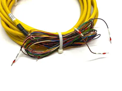 USED ALLEN-BRADLEY SER. A SINGLE ENDED CORDSET M23 12-PIN 20' LENGTH