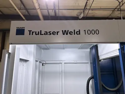 Used 2023 Trumpf TruLaser Weld 1000 Welding Machinery (Other) Illinois US | Machine Tool Bids #1438721
