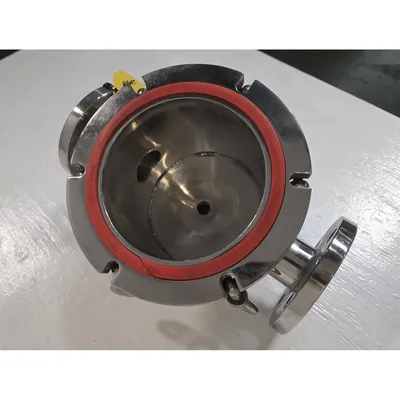 NEW 1-1/2" Stainless Steel Liquid Line Magnet Trap Ferrous Separator