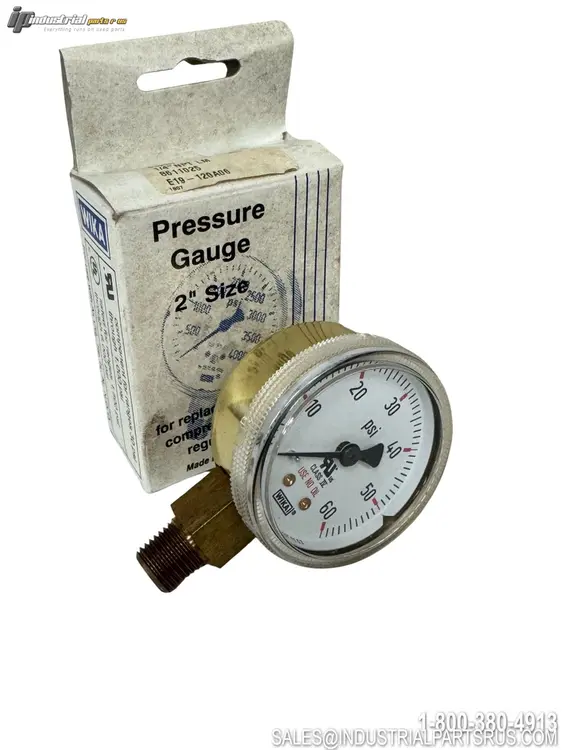 New | in-Stock WIKA 8611025 — TYPE 111.11 — 2" — 0–60 PSI Universal Pressure Meters Kentucky US | Industrial Parts R Us Inc. #1407003