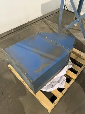 96" X 96" BURR-ABRADOR TOP SIDED DEBURRING MACHINE. STOCK # 0746323